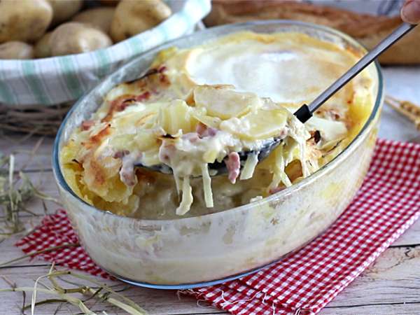 Hagyományos savoyai tartiflette - Előkészítés lépés 7