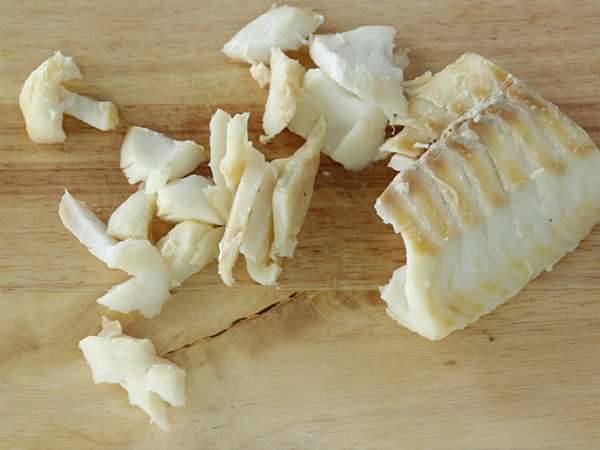 Tőkehal tejszínnel, hagyományos portugál recept - Előkészítés lépés 2