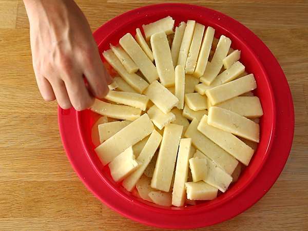 Burgonya és Cantal Tarte Tatin - Előkészítés lépés 4