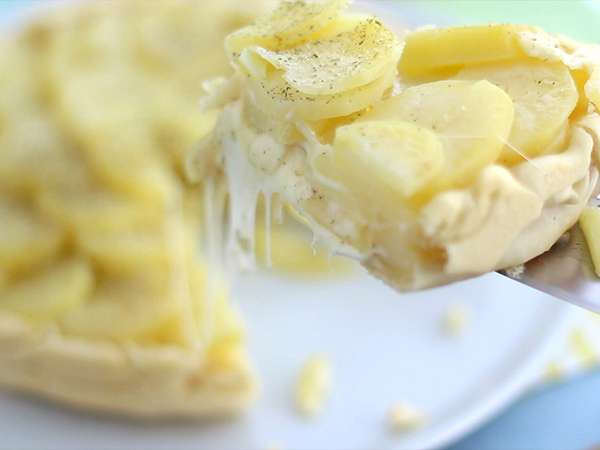 Burgonya és Cantal Tarte Tatin - Előkészítés lépés 7