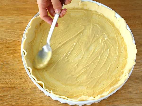 Camembert és almás lepény - Előkészítés lépés 1