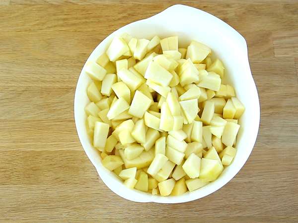 Egyszerű almás torta - Előkészítés lépés 1