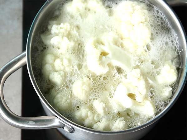 Karfiol gratin - Előkészítés lépés 1