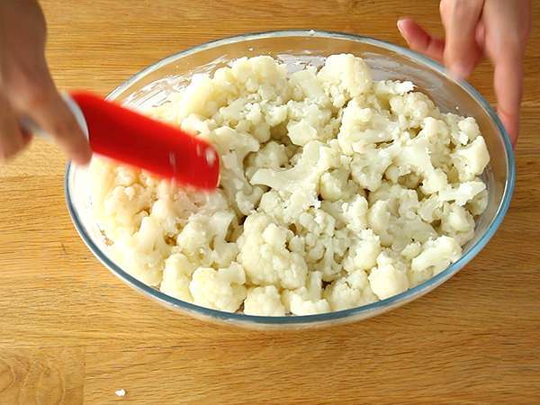 Karfiol gratin - Előkészítés lépés 2