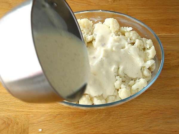 Karfiol gratin - Előkészítés lépés 5