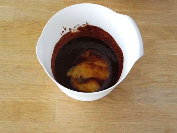 Fenyő brownie - Előkészítés lépés 2