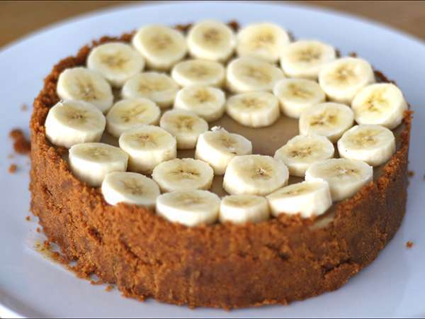 Banános, banános, karamellás banántorta - Előkészítés lépés 5