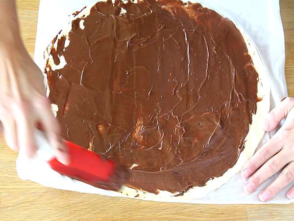 Fenyőfa Nutellával megosztani - Előkészítés lépés 1