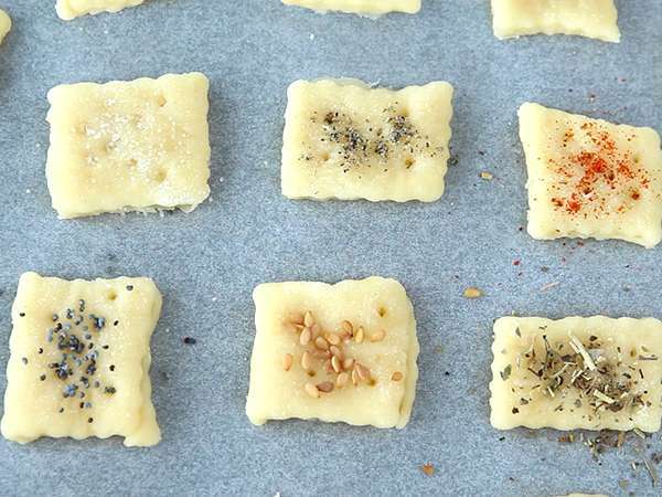 Házi készítésű aperitif keksz - Előkészítés lépés 5