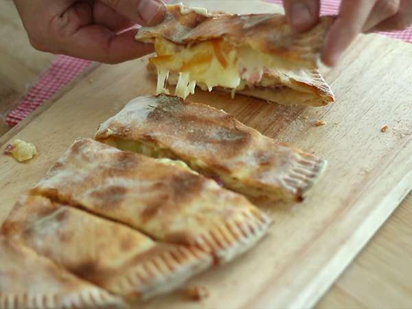 Chausson raclette-vel, savoyai calzone-val - Előkészítés lépés 6