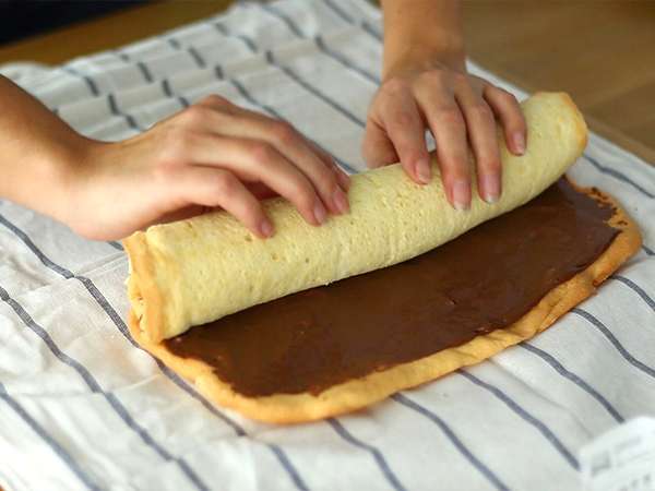 Nutella tekercs torta - Előkészítés lépés 6