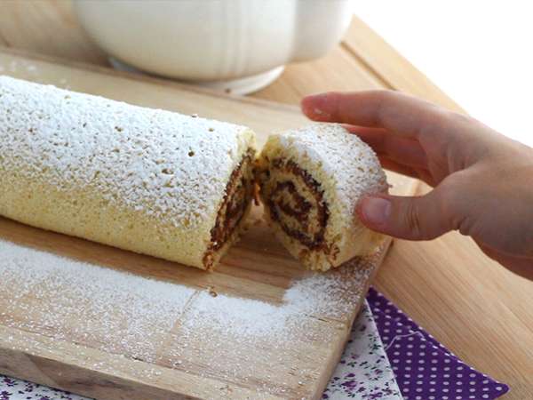 Nutella tekercs torta - Előkészítés lépés 7
