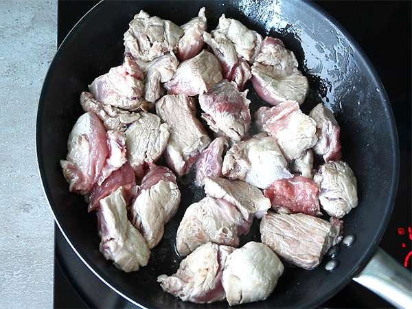 Sertéshús karamellel - Előkészítés lépés 1
