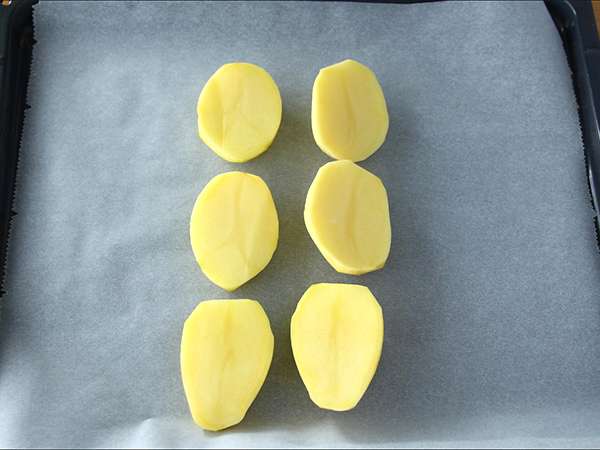 Burgonyás raclette szendvics - Előkészítés lépés 1
