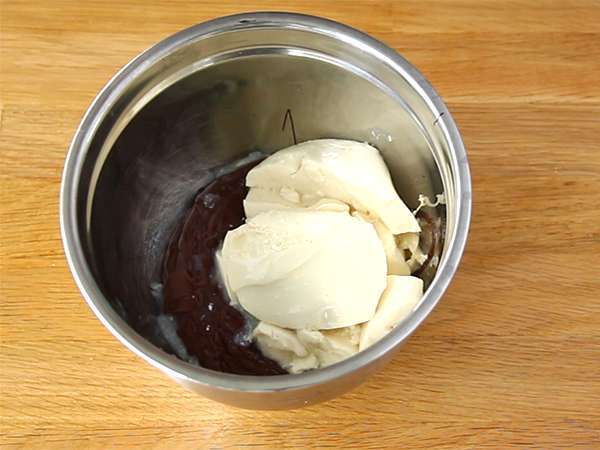 Vegán brownie, tojás- és tejmentes - Előkészítés lépés 1