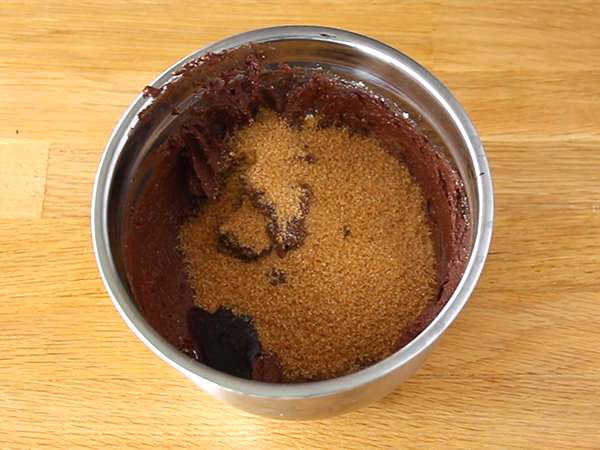 Vegán brownie, tojás- és tejmentes - Előkészítés lépés 2