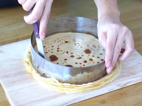 Citromos palacsinta torta - Előkészítés lépés 6