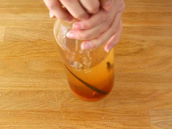 Vaníliával és fahéjjal ízesített rum - Előkészítés lépés 3