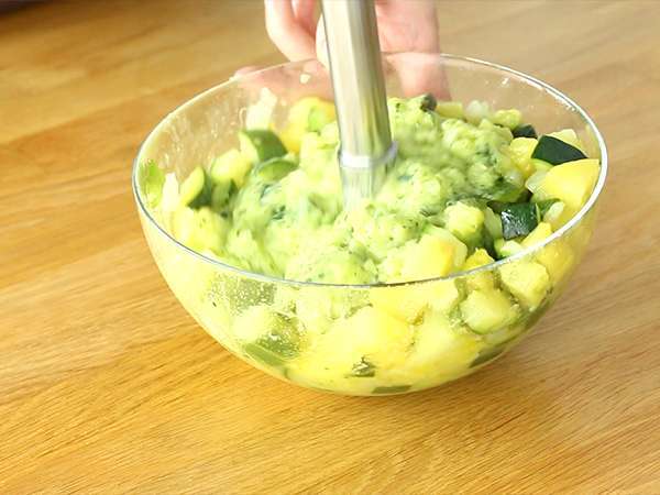 Vegán pásztor pite cukkinivel és tofuval - Előkészítés lépés 5