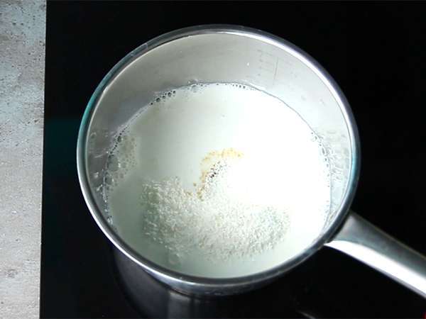 Vegán kókuszos panna cotta - Előkészítés lépés 1