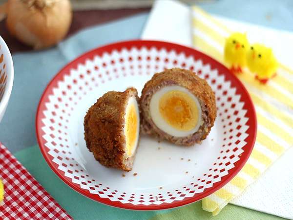 Scotch eggs - skót módra panírozott tojás - Előkészítés lépés 5