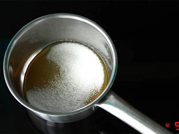 Flan sűrített tejjel - Előkészítés lépés 1