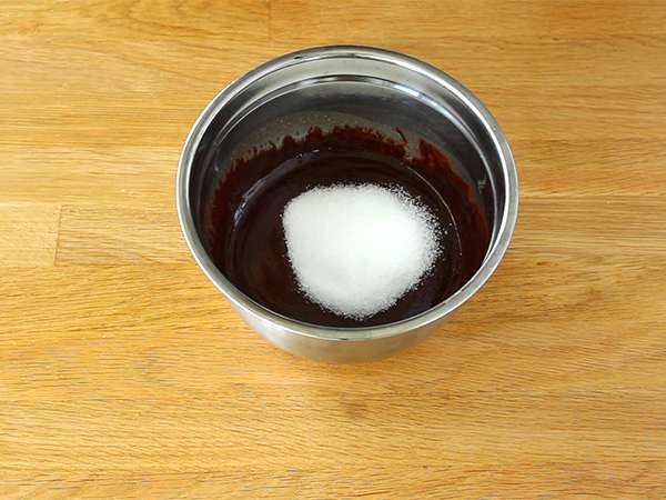 Gluténmentes csokoládé fondant - Előkészítés lépés 1