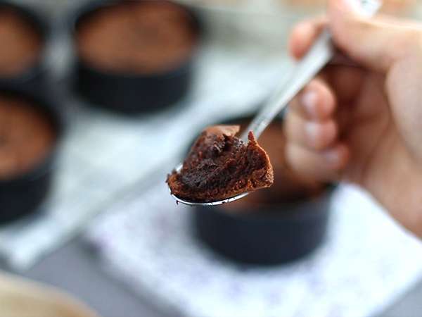 Gluténmentes csokoládé fondant - Előkészítés lépés 5