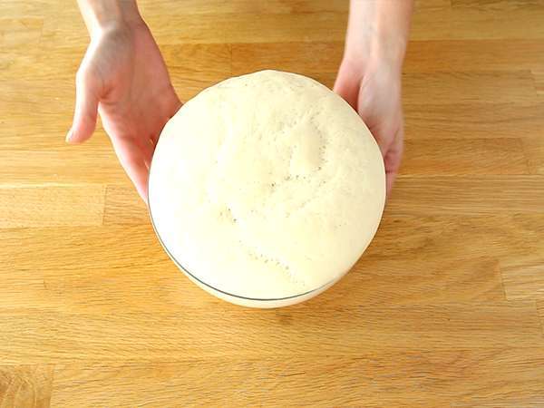 Házi készítésű hamburger zsemle - Előkészítés lépés 3