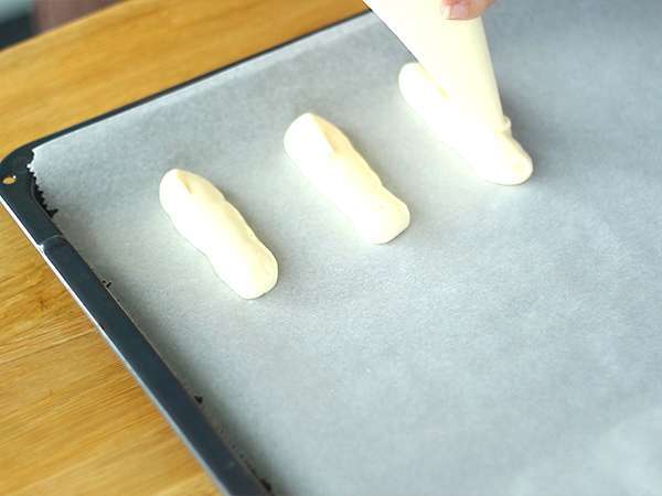 Egyszerű gluténmentes piskóta kekszek - Előkészítés lépés 5