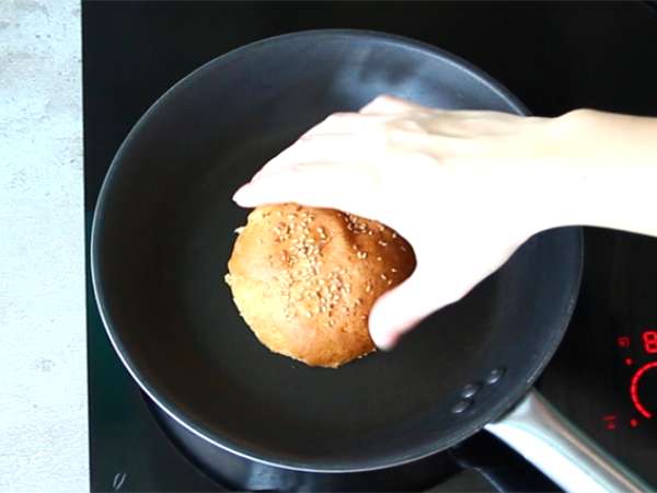 Vegetáriánus vörösbab burger - Előkészítés lépés 5