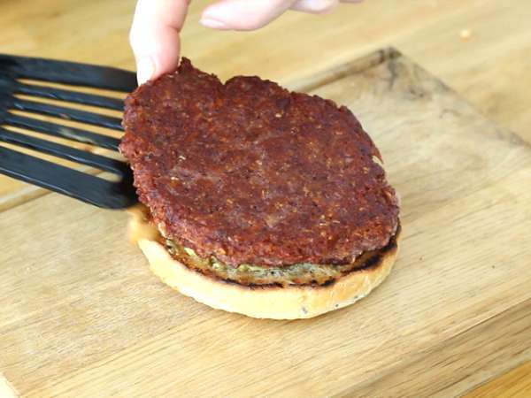 Vegetáriánus vörösbab burger - Előkészítés lépés 7
