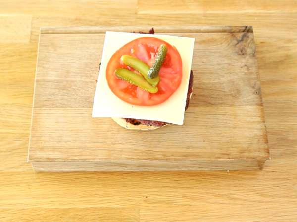 Vegetáriánus vörösbab burger - Előkészítés lépés 8