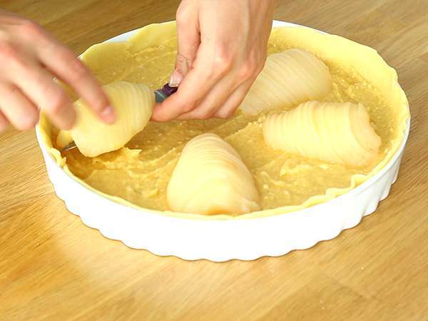 Mandulás és körtetorta, vagy a híres Bourdaloue - Előkészítés lépés 4