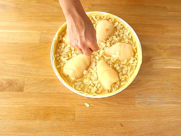 Mandulás és körtetorta, vagy a híres Bourdaloue - Előkészítés lépés 5