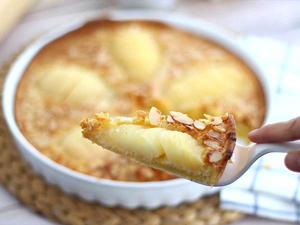 Mandulás és körtetorta, vagy a híres Bourdaloue - Előkészítés lépés 7