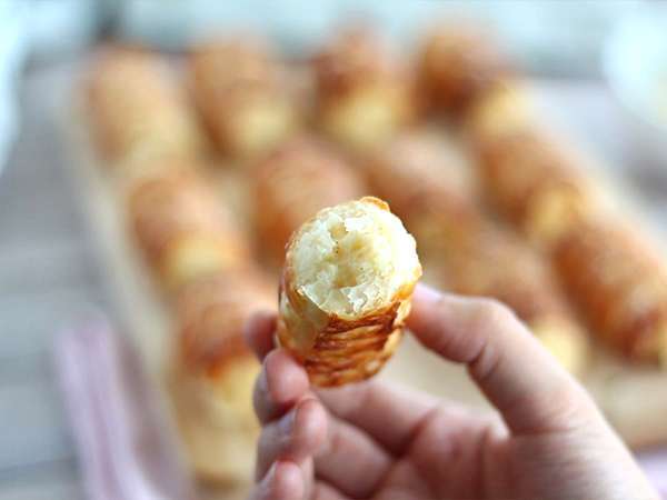 Vaníliás pudingos cannoli - Előkészítés lépés 9