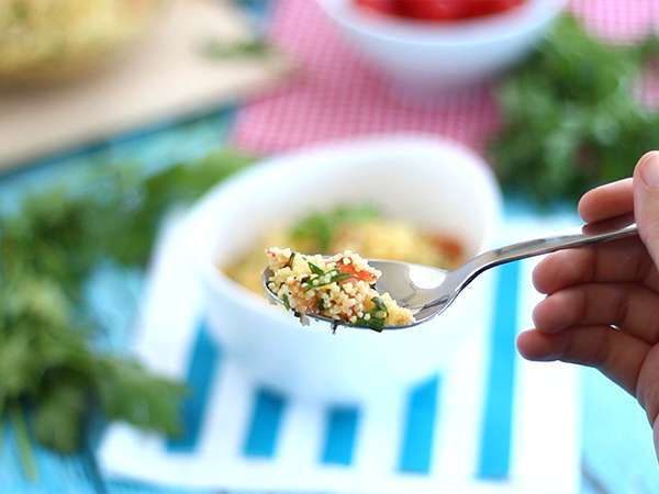 Nagyon könnyű keleti tabbouleh - Előkészítés lépés 4