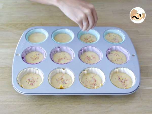 Cupcake alap torta - Előkészítés lépés 4