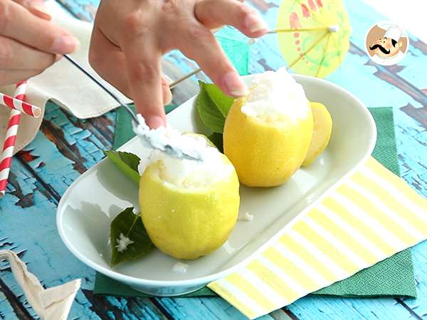 Frosted citrom, egy frissítő sorbet - Előkészítés lépés 6