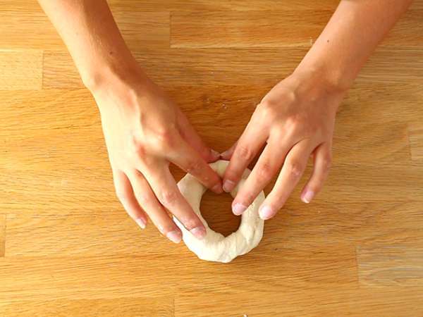 Házi készítésű bagel - Előkészítés lépés 3