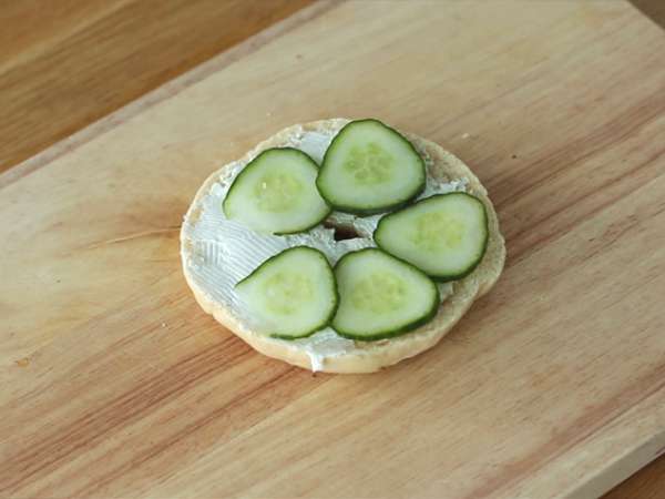 Vegetáriánus bagel - Előkészítés lépés 2
