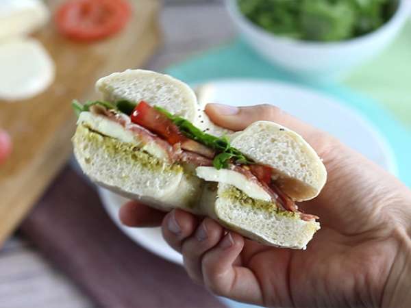 Olasz bagel - Előkészítés lépés 4