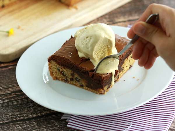 Süti és brownie torta tökéletes uzsonnára! - Előkészítés lépés 8