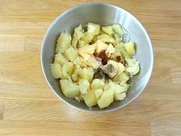 Egyszerű házi burgonyapüré - Előkészítés lépés 2