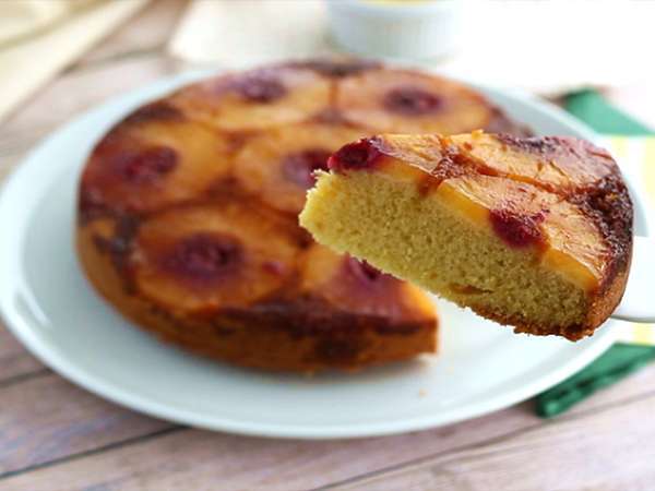 Egyszerű ananászos fejjel lefelé torta - Előkészítés lépés 7