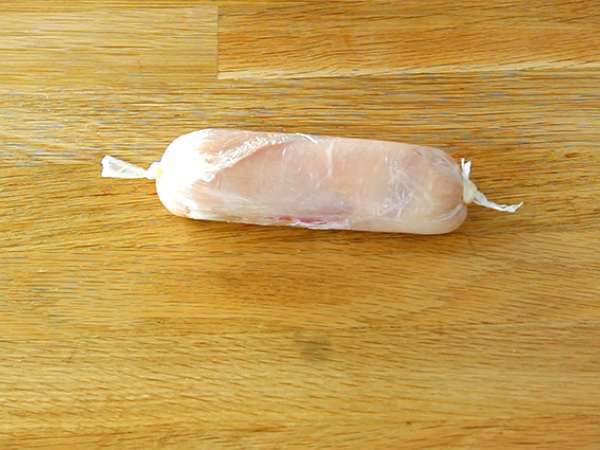 Csirke ballotinok mozzarellával - Előkészítés lépés 4