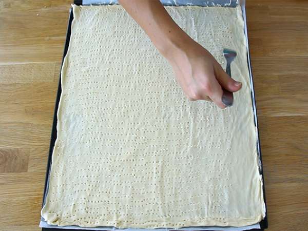 Vanília mille feuille - Előkészítés lépés 2