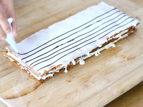 Vanília mille feuille - Előkészítés lépés 12