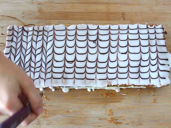 Vanília mille feuille - Előkészítés lépés 13